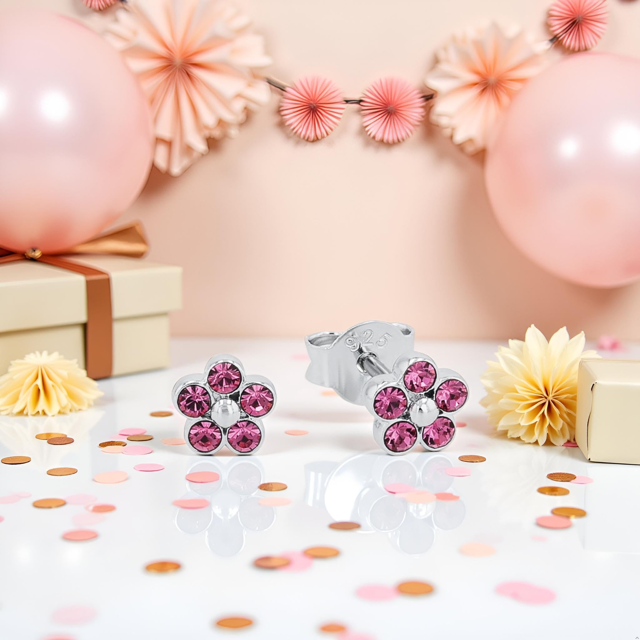 amor-amr-eg0001-blumen-ohrstecker-925-silber-ohrringe-rosa image 3