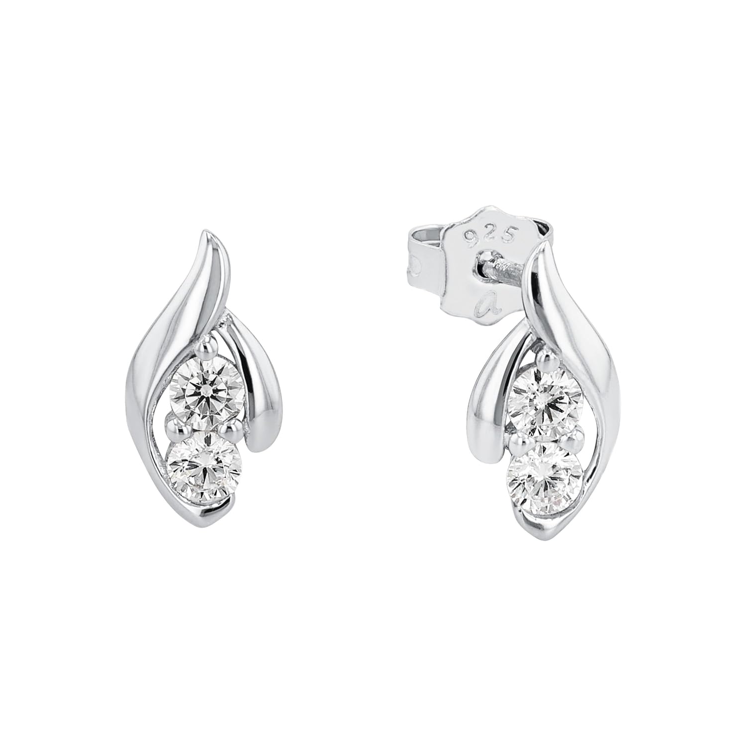amor-ohrstecker-9963690-ohrringe-silber-zirkonia-1-2-cm image 1