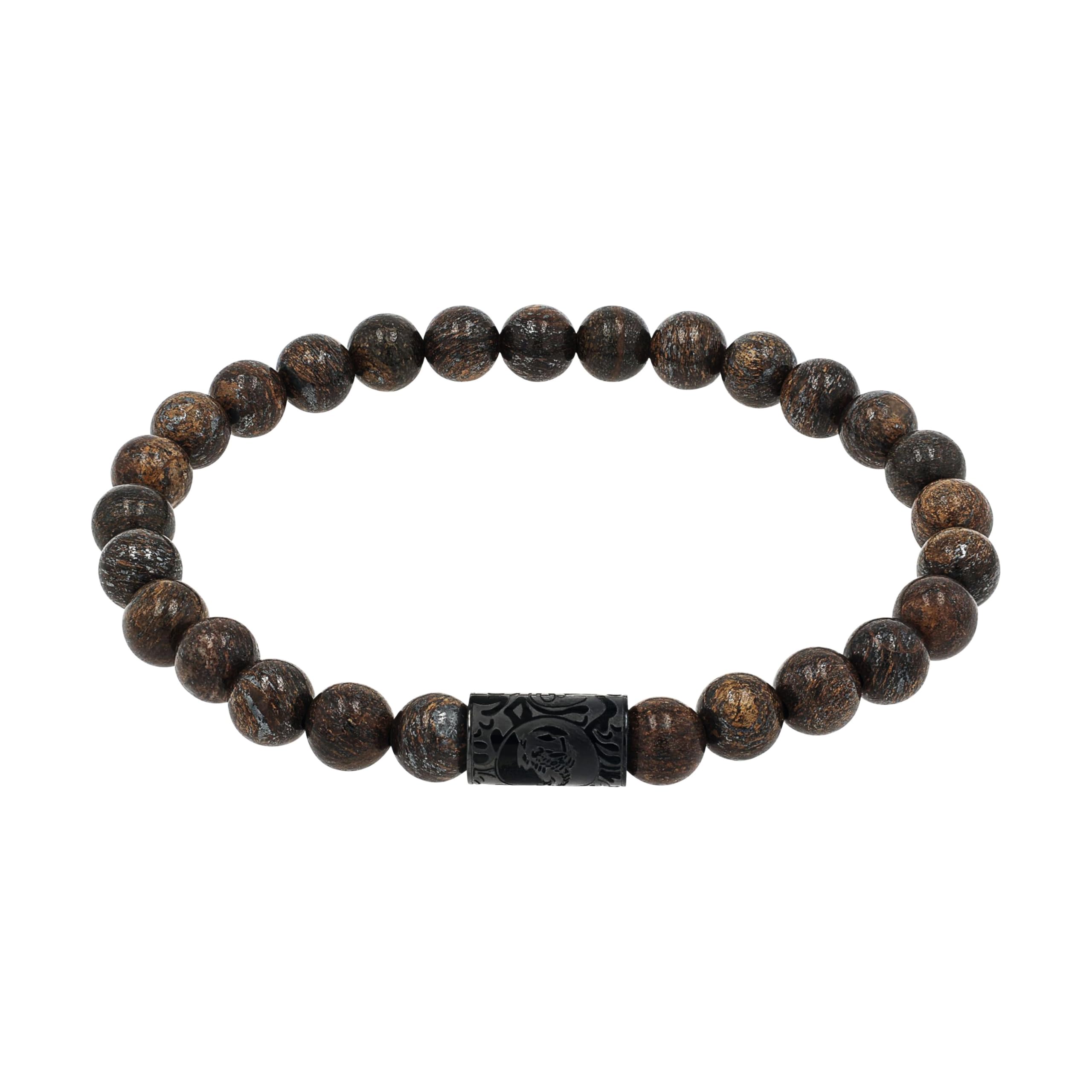 amor-universal-armband-edelstahl-schwarz-onyx-skorpion-19-cm image 1