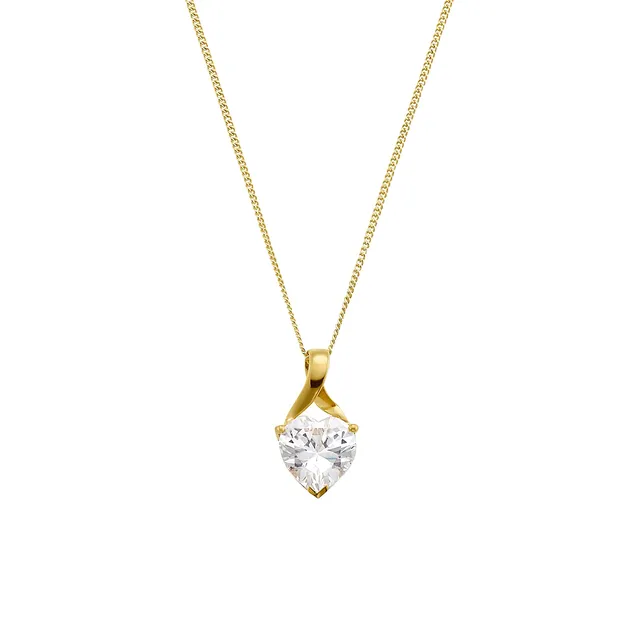 amor-halsschmuck-kette-gold-herz-zirkonia-42-cm image 1