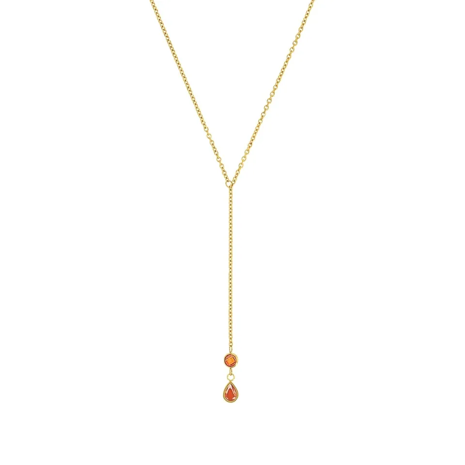 amor-halsschmuck-2034295-kette-gold-zirkonia-45-5-cm image 1