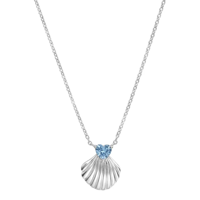 amor-amr-n0047-halskette-925-silber-muschel-herz-zirkonia image 1