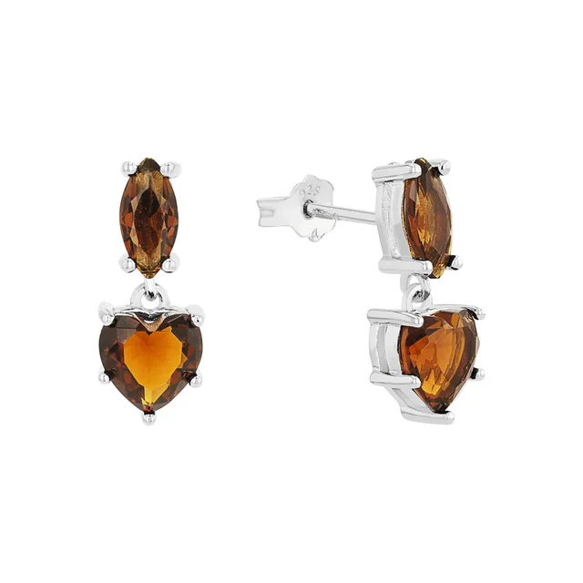amor-ohrh-nger-2100158-herz-silber-15-mm-glas-damen image 1