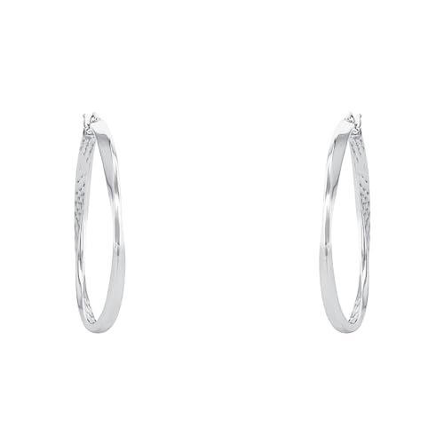 amor-ohrschmuck-2026244-creolen-silber-4-cm-rhodiniert image 7
