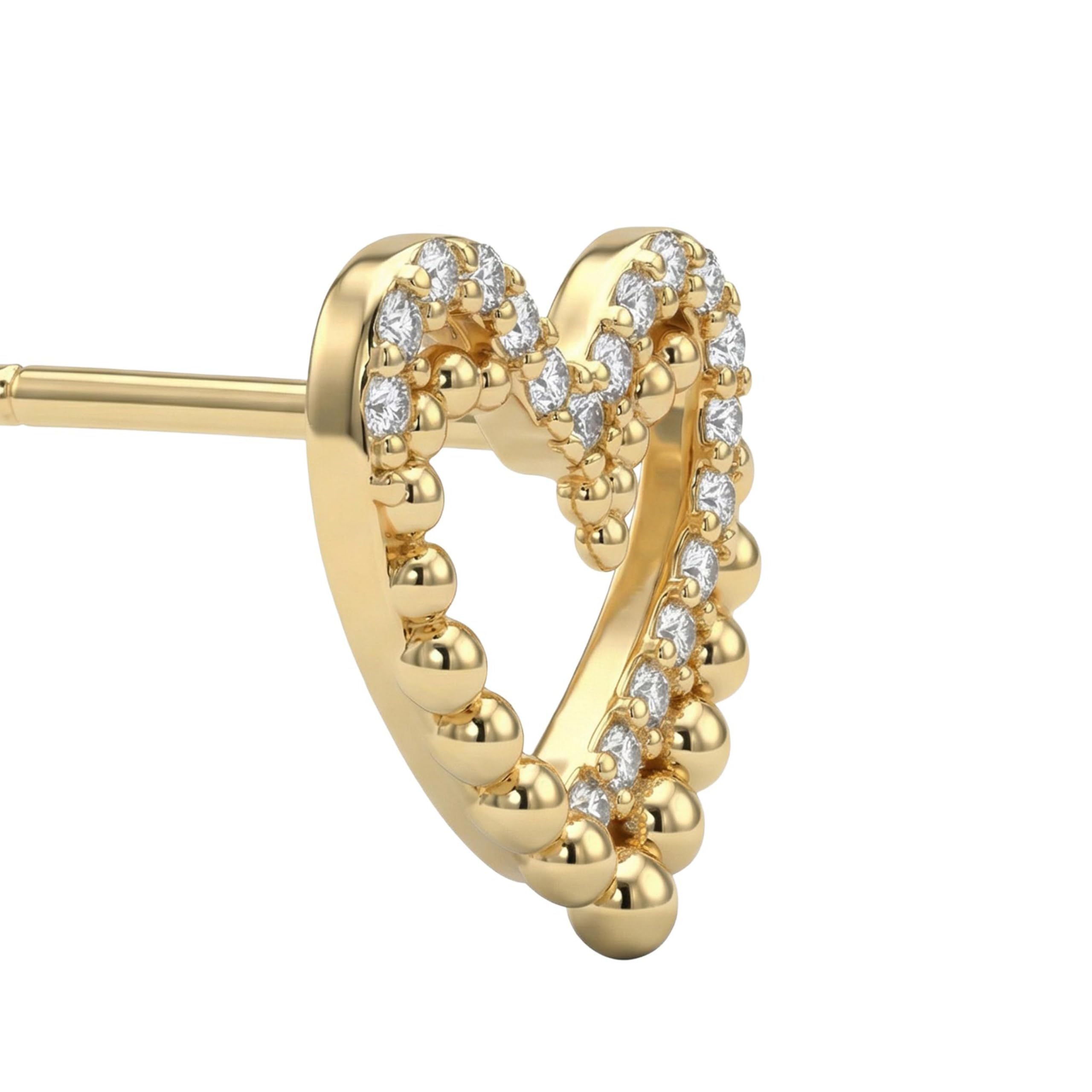amor-ohrschmuck-amr-e0043-ohrstecker-herz-gold-mit-zirkonia image 5