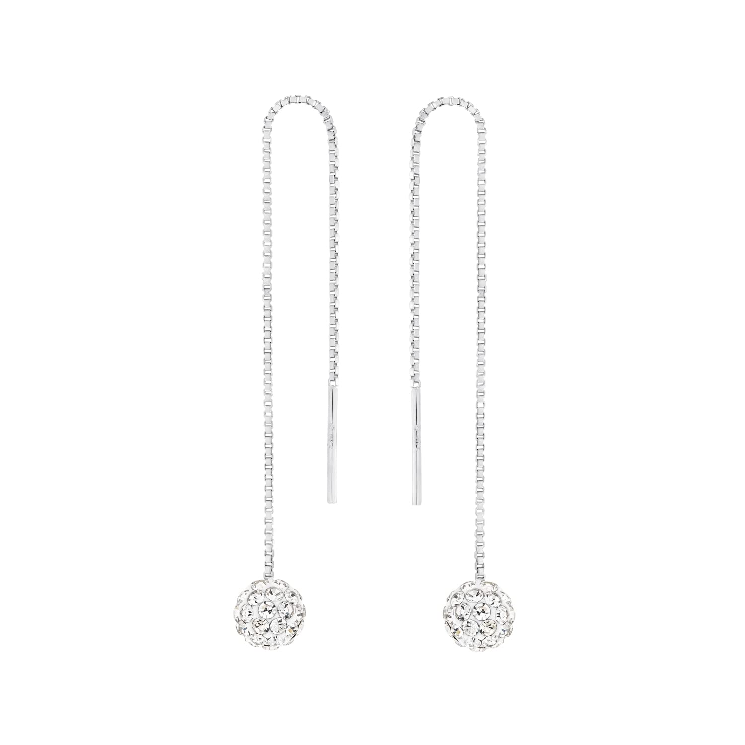 amor-ohrh-nger-silber-zirkonia-damen-h-ngeohrringe image 1