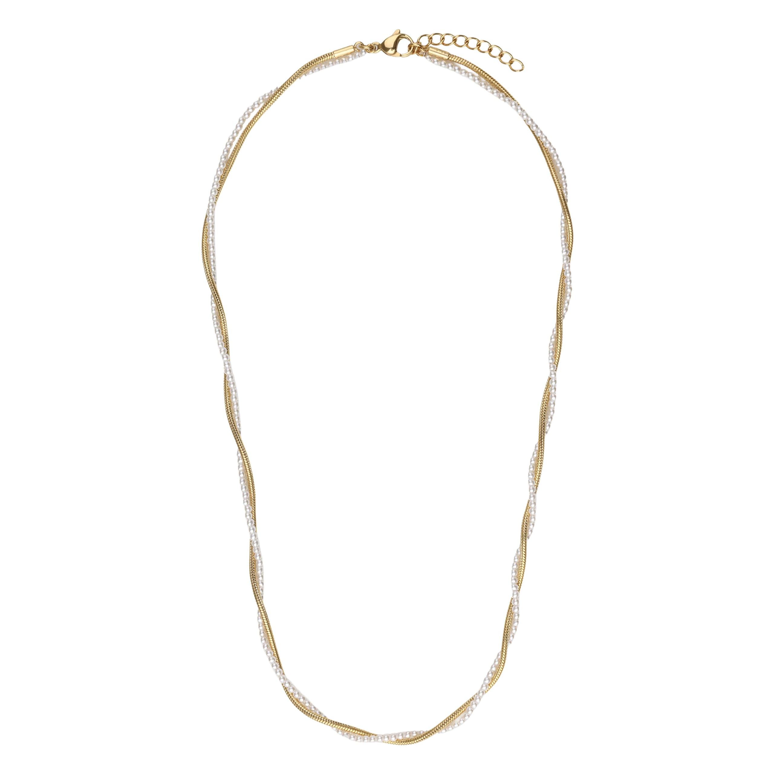 amor-amr-n0032-halskette-edelstahl-gold-perlen image 4