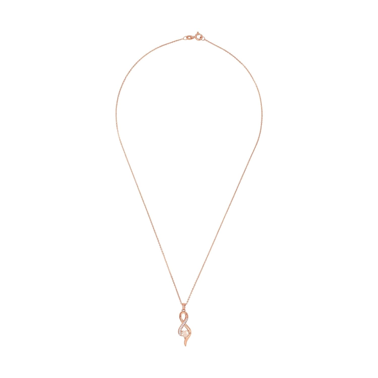 amor-2016304-infinity-kette-925-silber-ros-herz-45-cm image 5