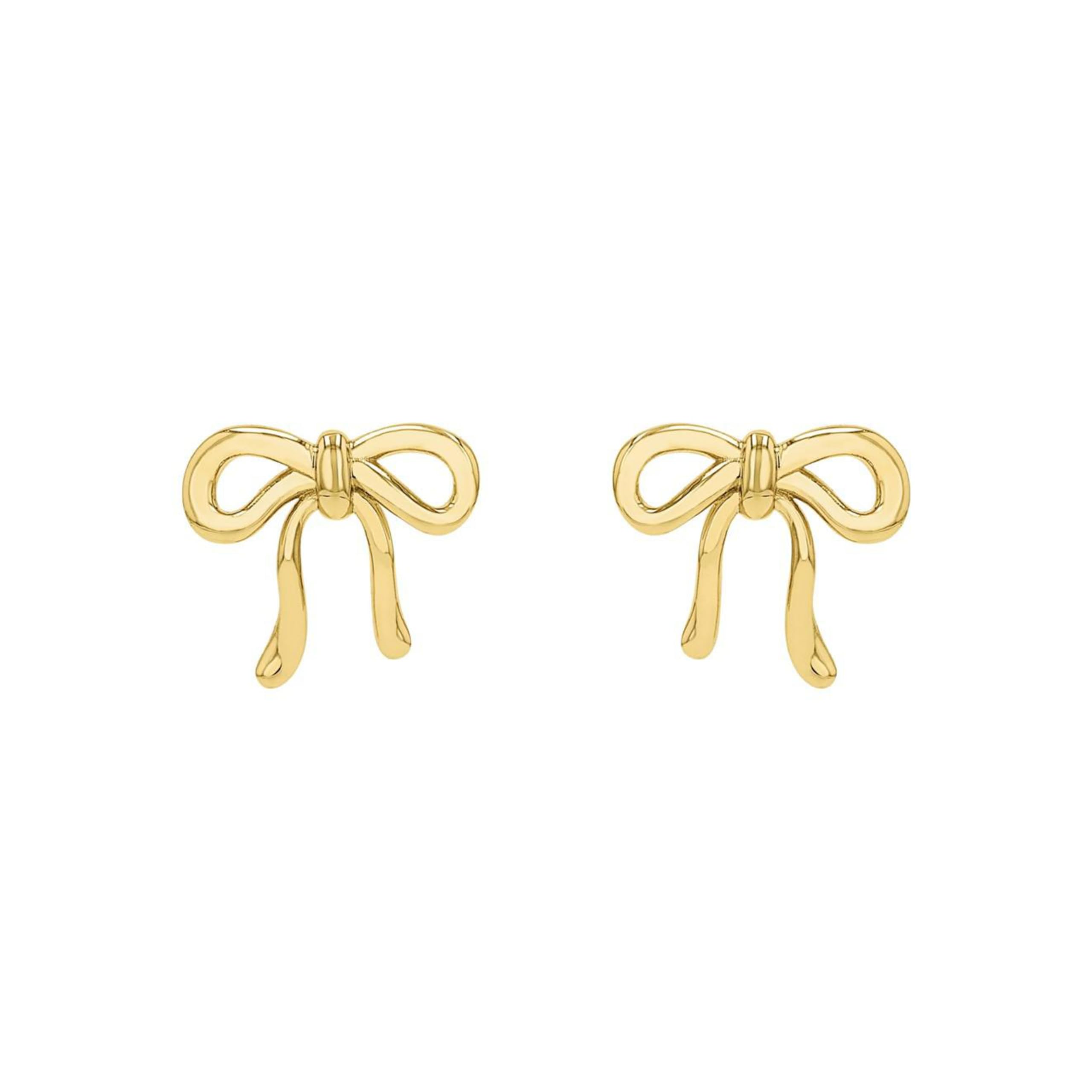amor-2100178-ohrstecker-damen-gold-schleife-13-mm image 3