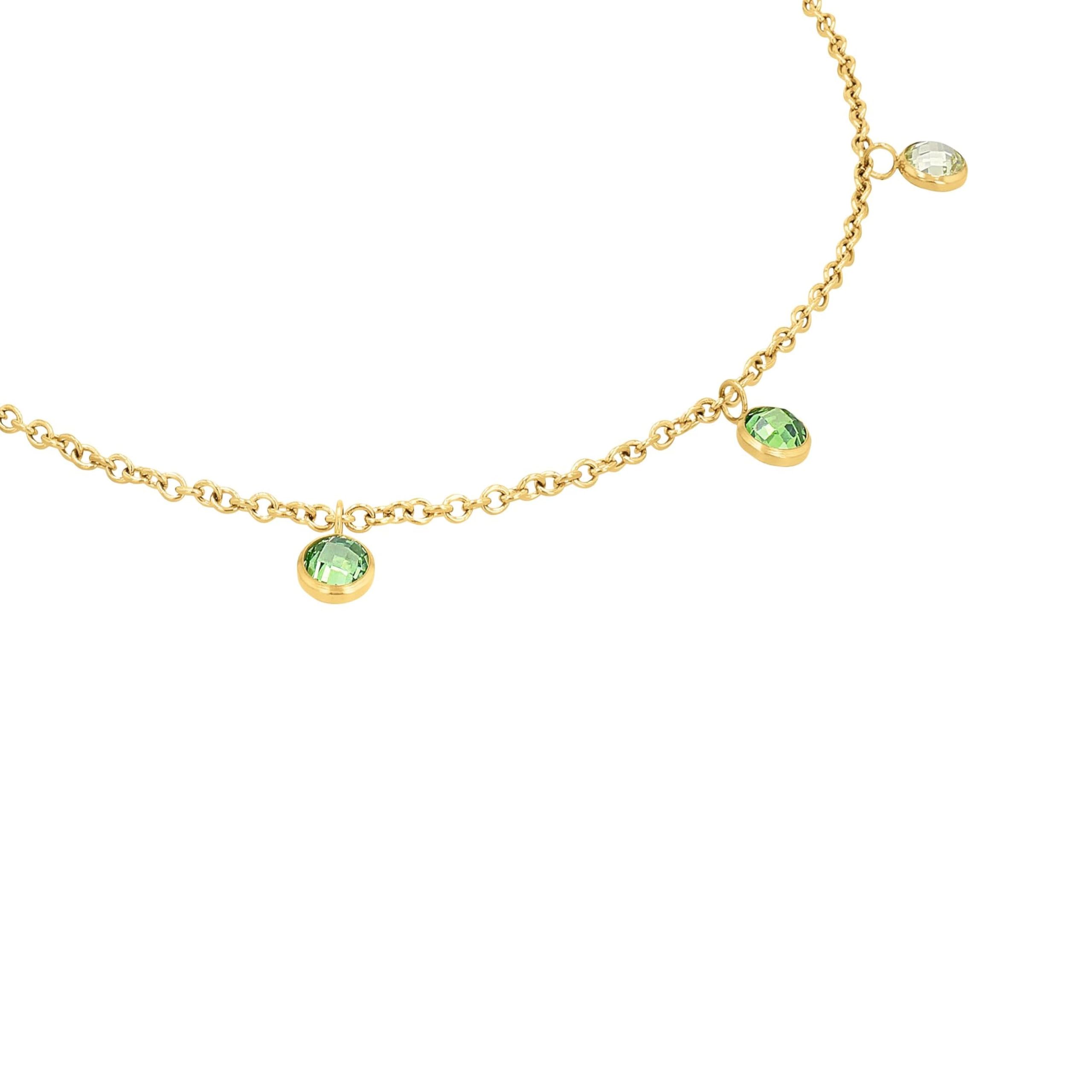 amor-fu-kettchen-edelstahl-fu-kette-damen-mit-zirkonia image 3