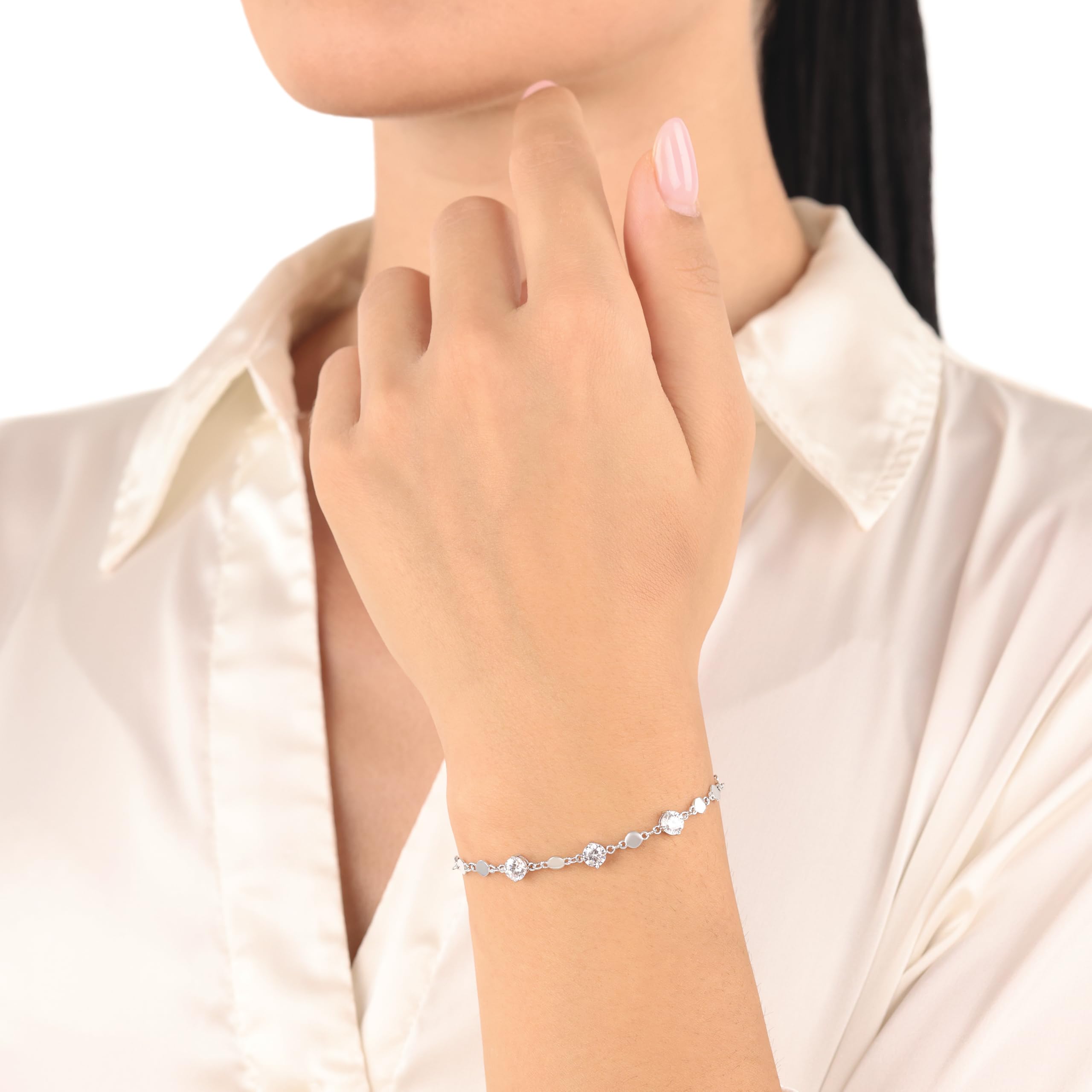 amor-armschmuck-2027487-armband-zirkonia-17-2-cm-silber image 2