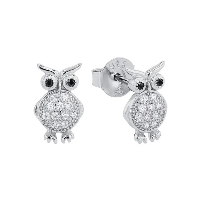 amor-ohrstecker-eule-silber-zirkonia-ohrringe-12-mm image 1
