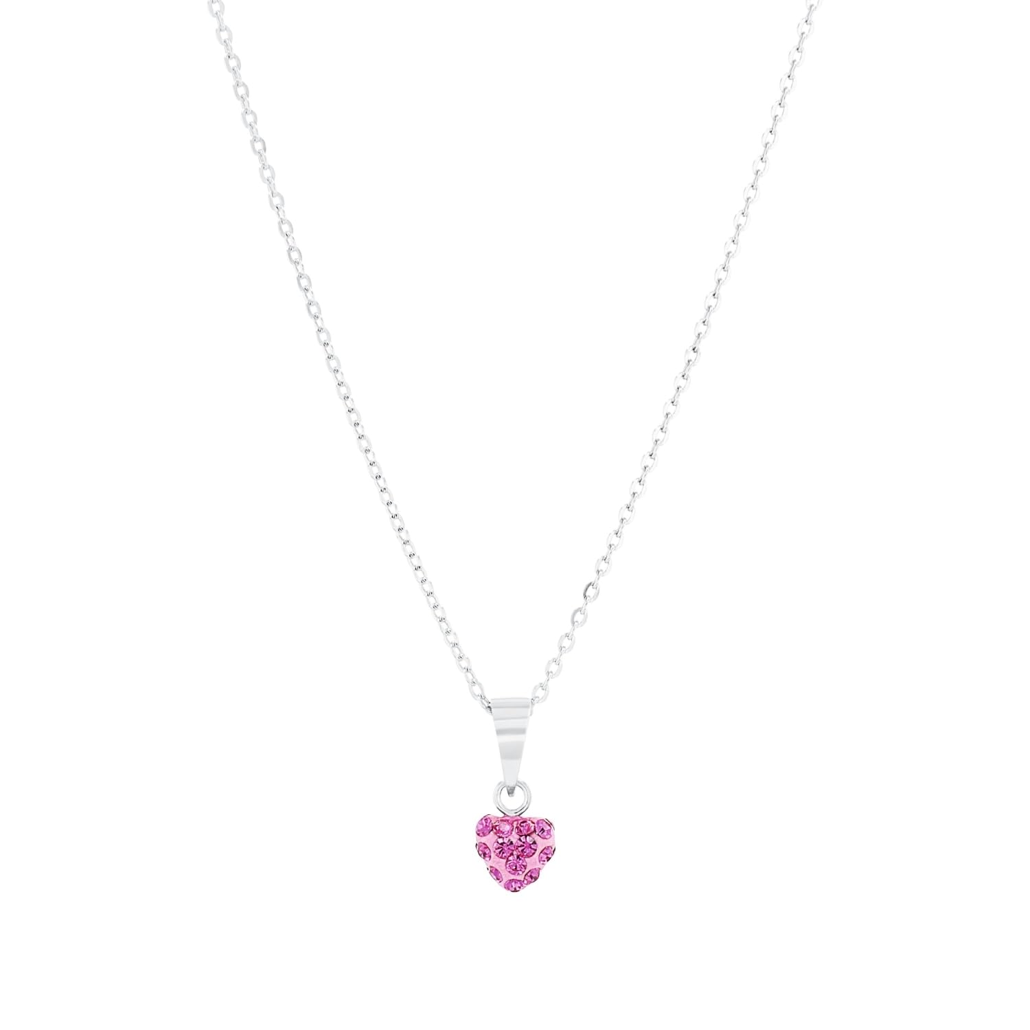 amor-halsschmuck-9293544-kinder-kette-herz-pink-35-3-cm image 1