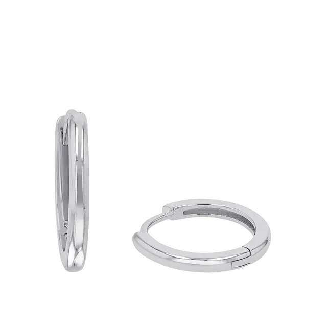 amor-ohrschmuck-creolen-925-silber-1-4-cm-silber image 1