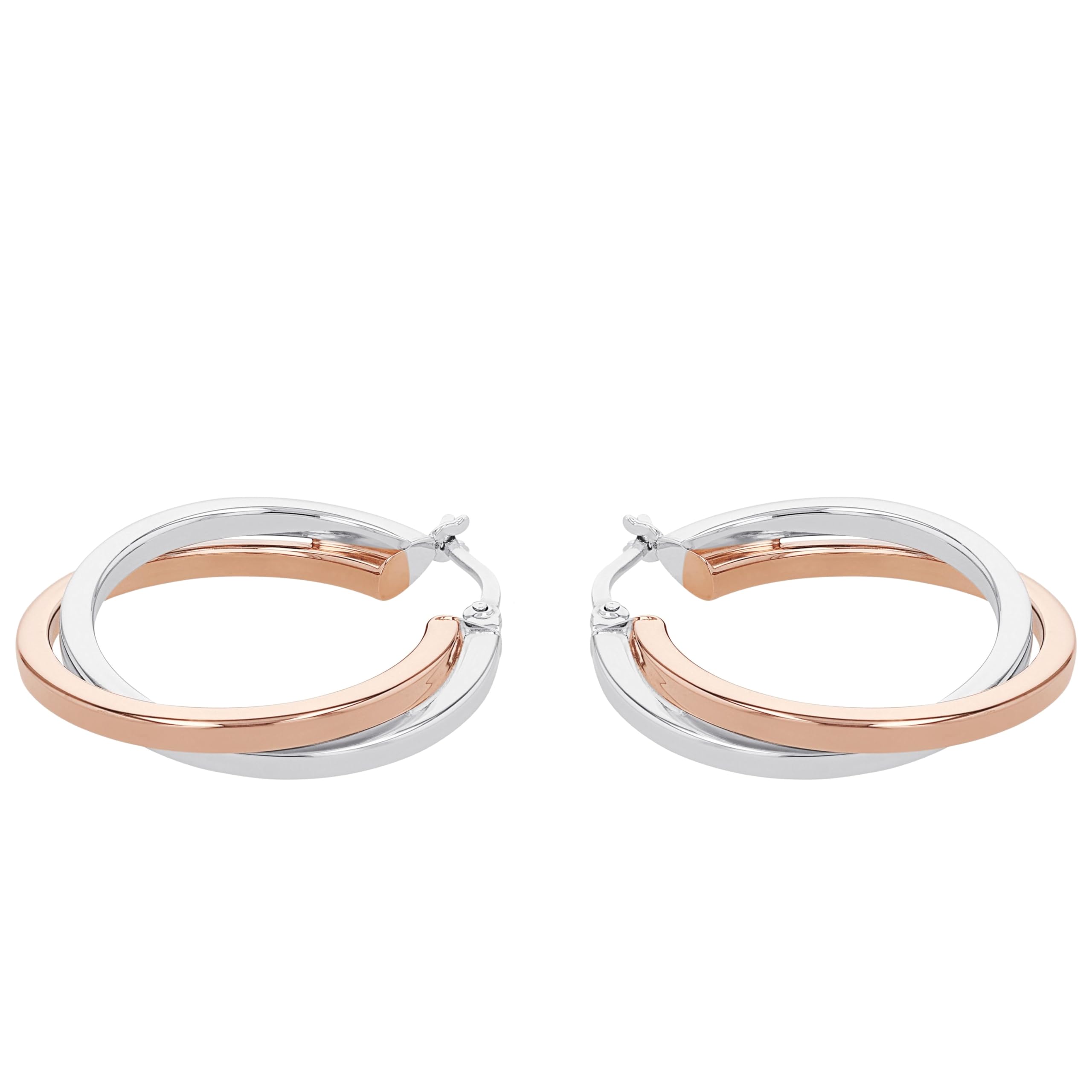 amor-2022349-creolen-ohrringe-bicolor-2-9-cm-silber-925 image 3