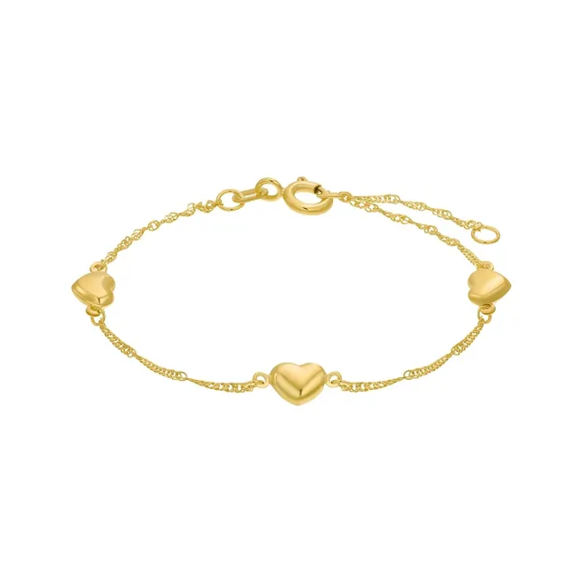 amor-armschmuck-kinderarmband-375-gold-herz-armband-echtgold image 1