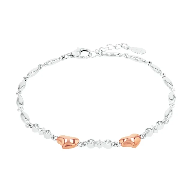amor-armschmuck-armband-2027486-herz-bicolor-17-2-cm image 1