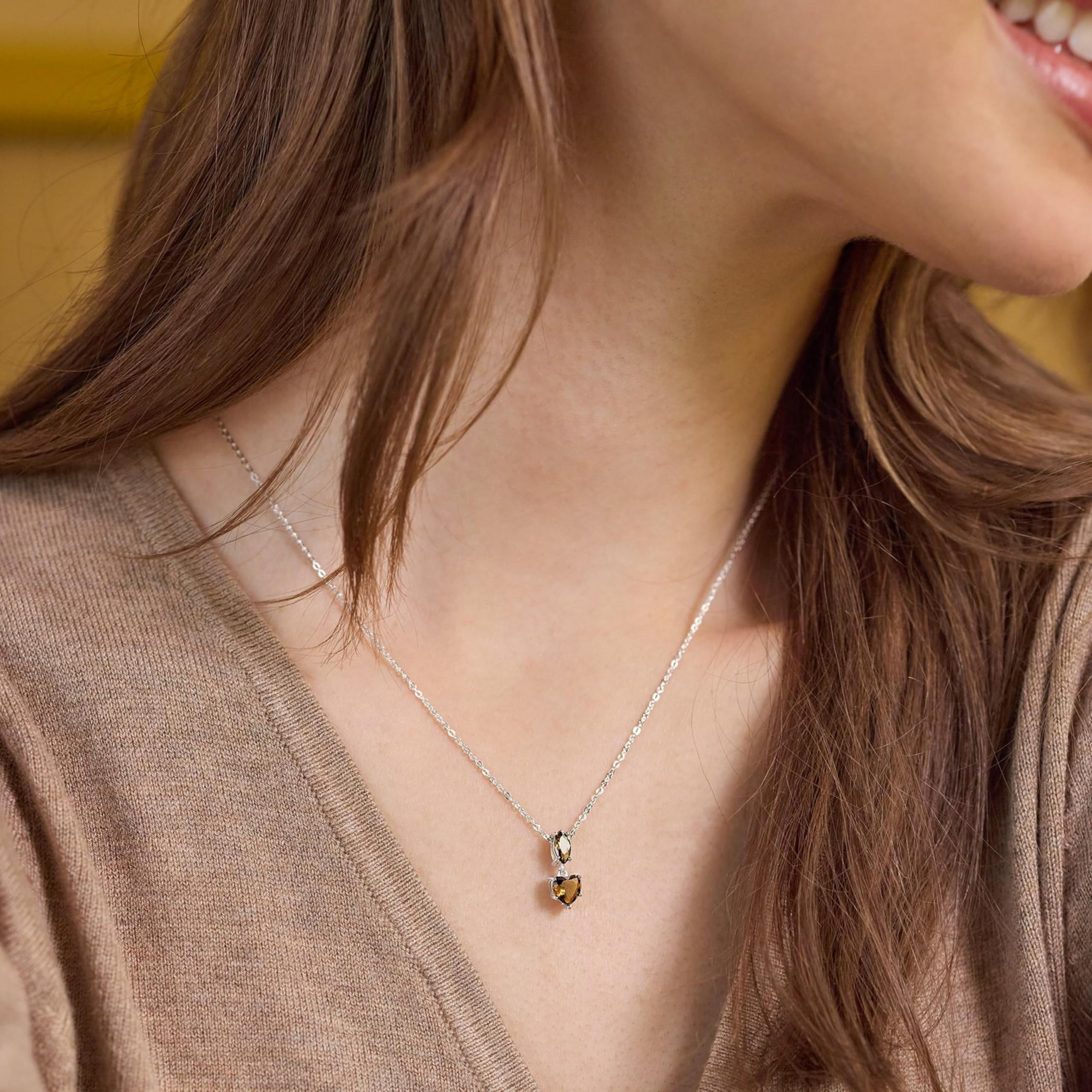 amor-kette-2100035-herz-silber-45-cm-glas-damen image 3