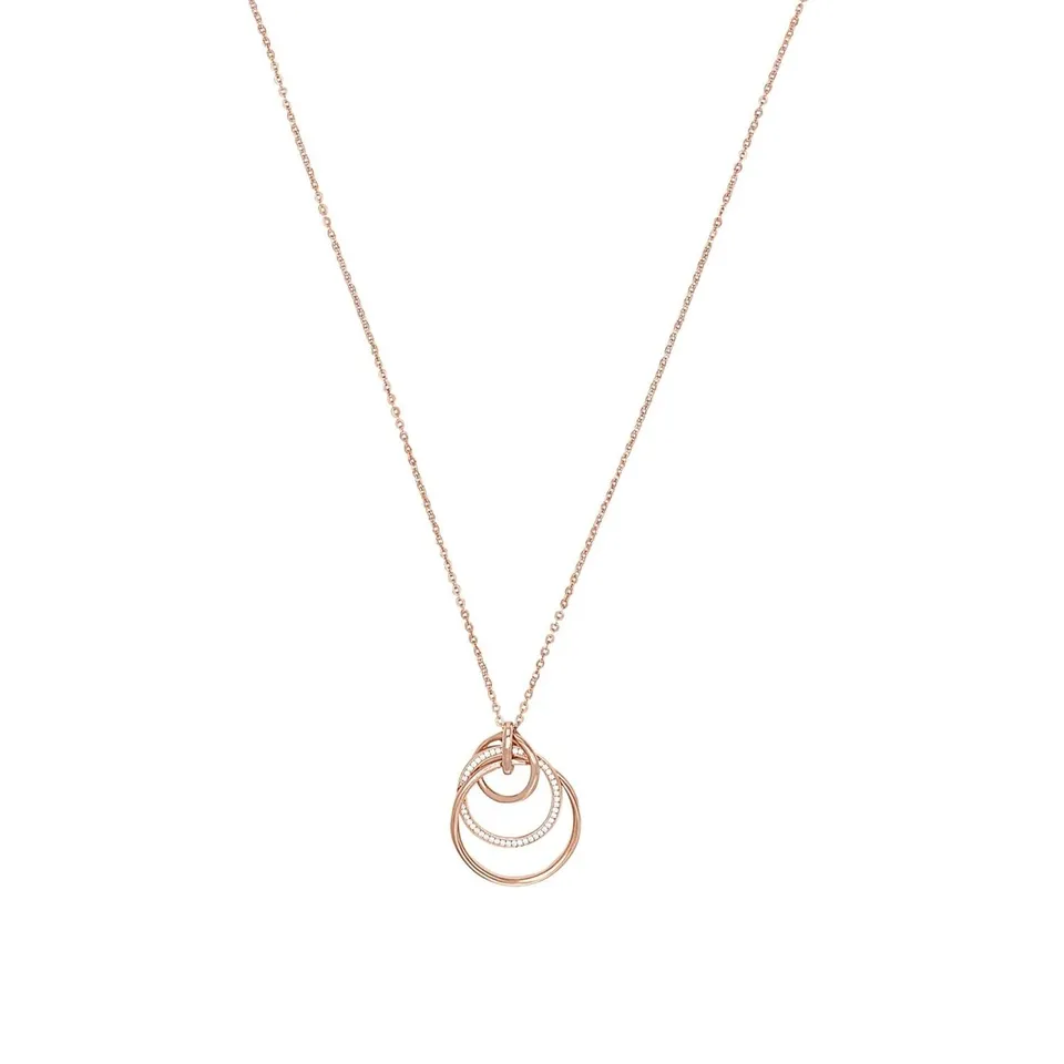 amor-halsschmuck-kette-anh-nger-70-cm-ros-zirkonia image 1