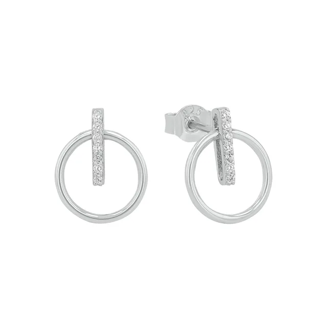 amor-ohrschmuck-ohrstecker-925-silber-zirkonia-amr-e0097-damen image 1