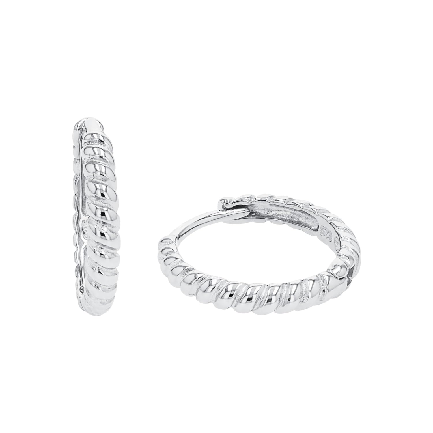 amor-creolen-2036028-ohrringe-silber-kordel-1-4-cm image 1