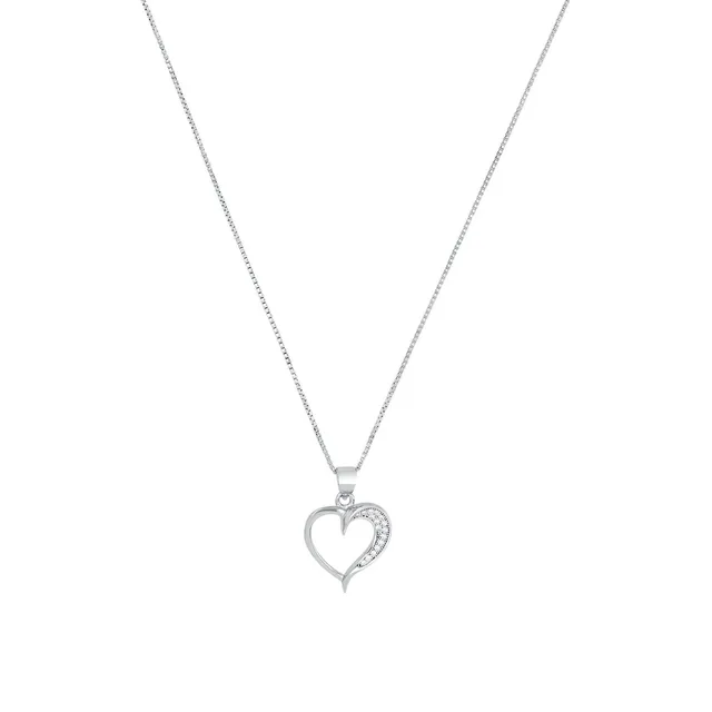 amor-halsschmuck-9964604-herz-kette-silber-45-cm image 1