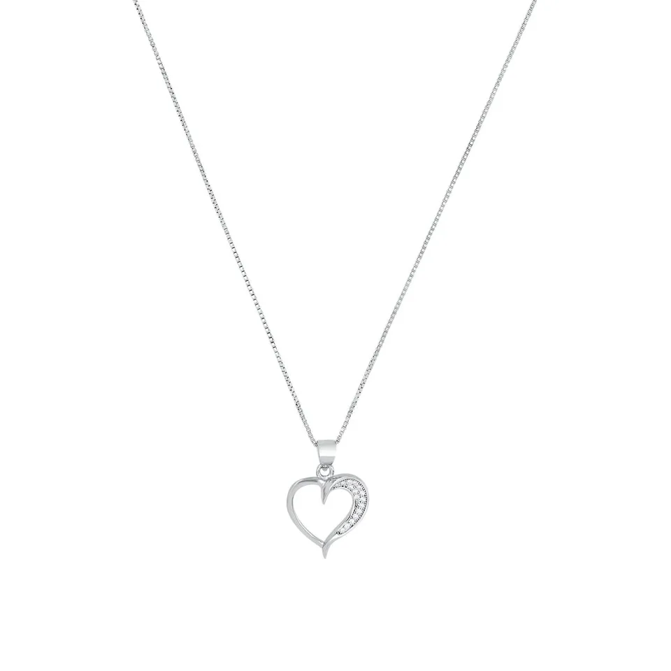 amor-halsschmuck-9964604-herz-kette-silber-45-cm image 1