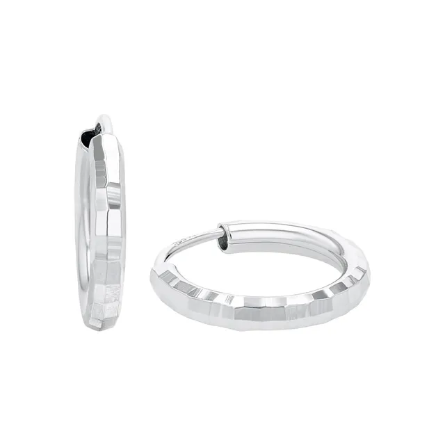 amor-ohrschmuck-creolen-925-silber-schwarz-14-mm image 1