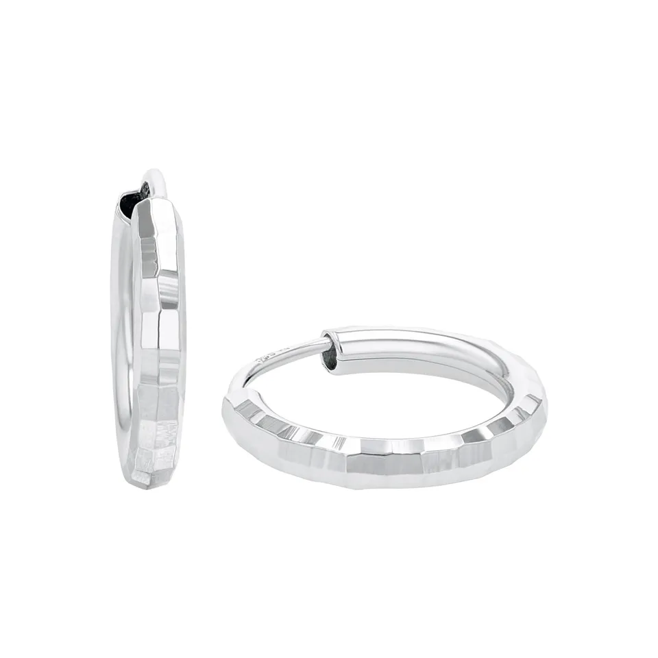 amor-ohrschmuck-creolen-925-silber-schwarz-14-mm image 1
