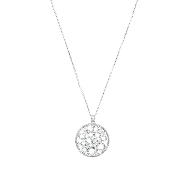 amor-halsschmuck-kette-mit-anh-nger-2022085-silber-42-3-cm-infinity image 1