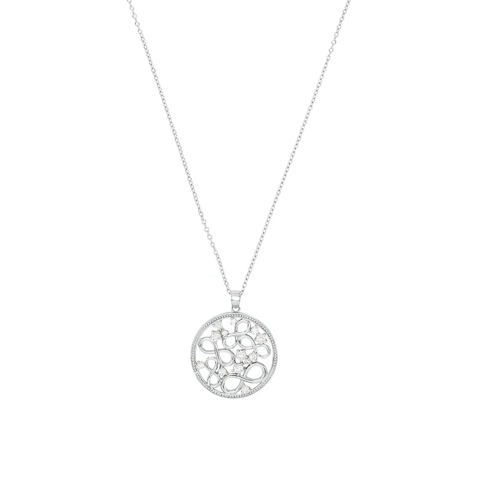amor-halsschmuck-kette-mit-anh-nger-2022085-silber-42-3-cm-infinity image 1