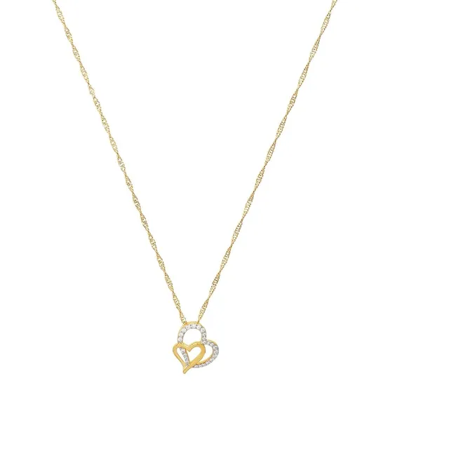 amor-halsschmuck-2022076-kette-herz-gold-45-cm-zirkonia image 1